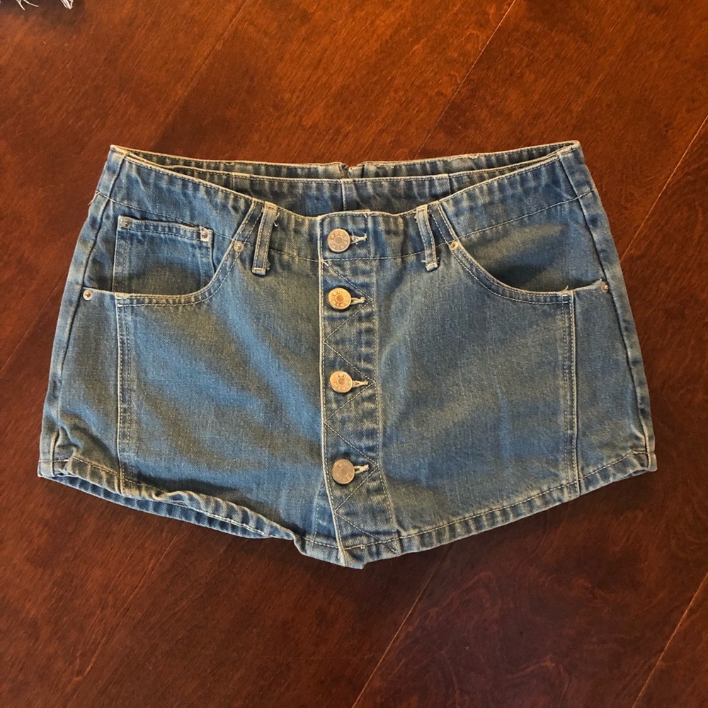 Denim Skort